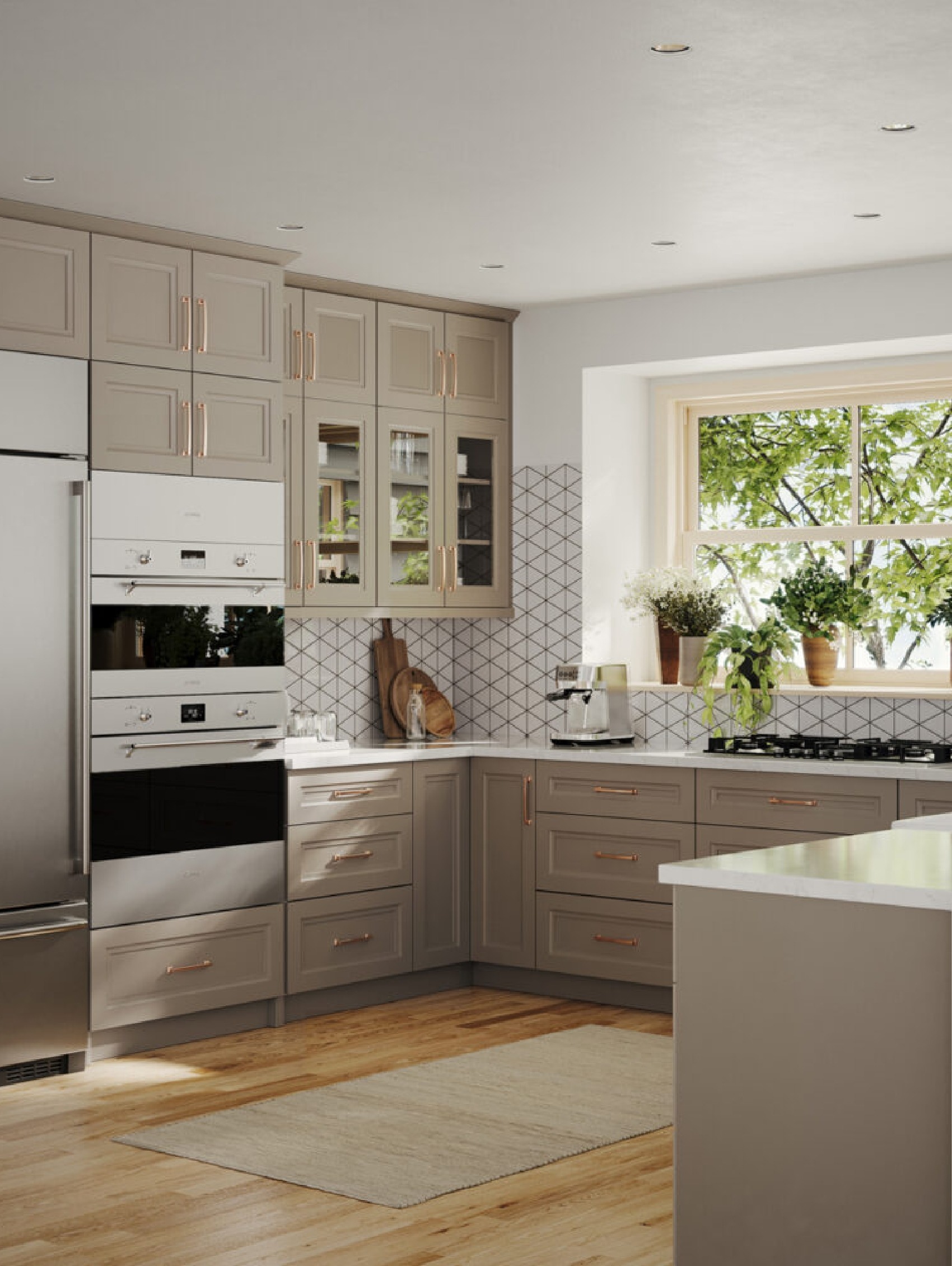 Kitchen cabinets